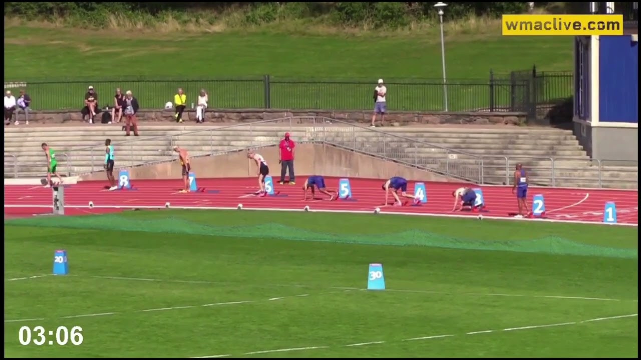 Darren Scott World Masters Championships M55 200M Final Sweden 2024