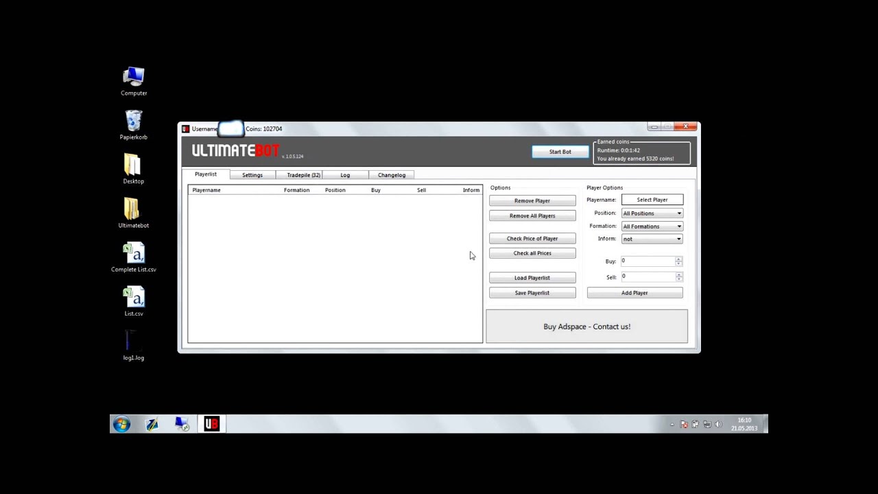 UltimateBot - Fifa 13 Ultimate Team Autobuyer
