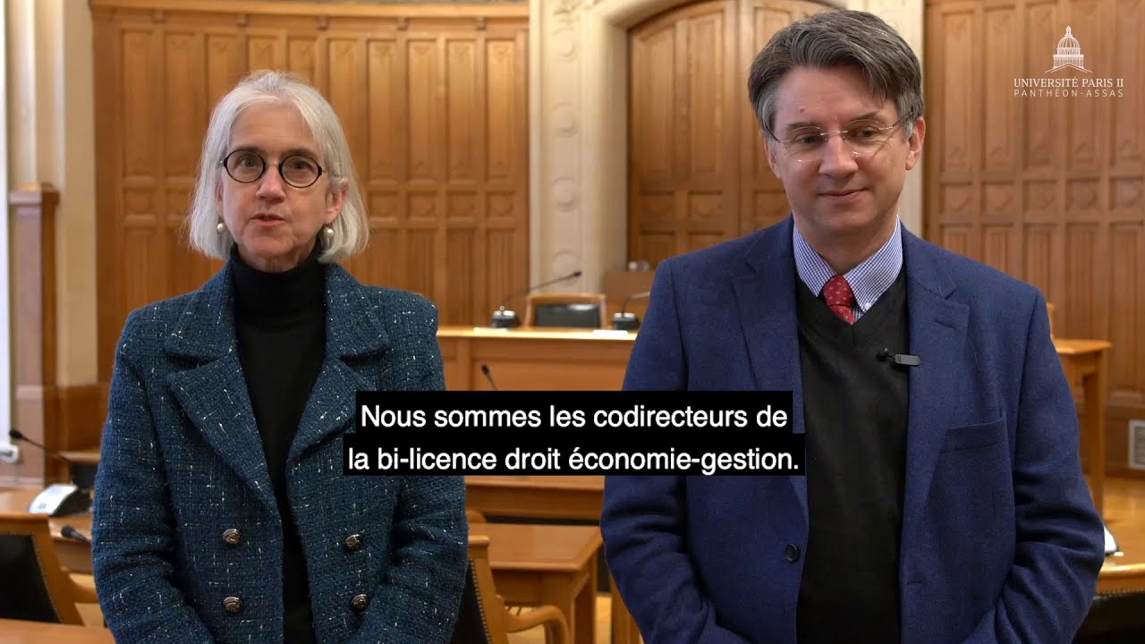 JPO 2021 : présentation de la double licence Droit et Économie-gestion