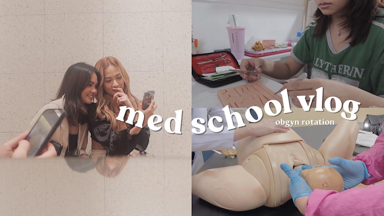 med school vlog 🤰🏻 obgyn rotation, suturing, bgc / kristine abraham