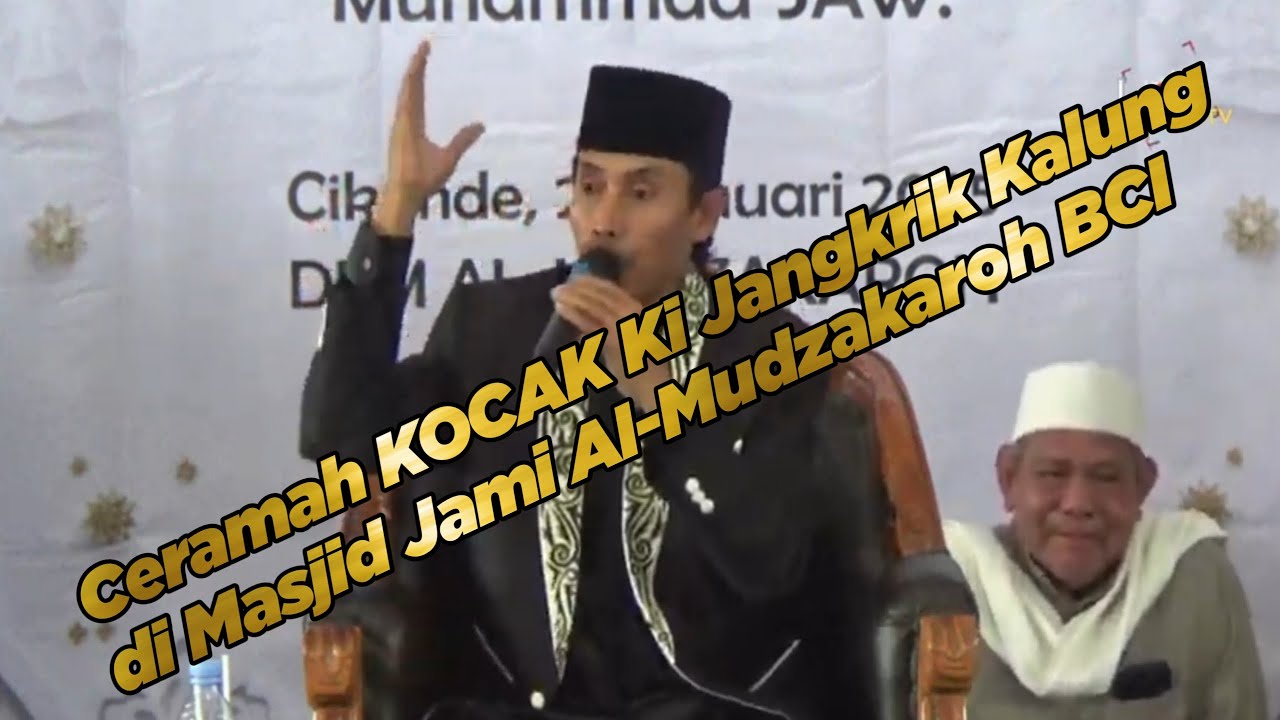 FULL | Ceramah Agama Bersama Ustadz. KOMARUDIN (KI JANGKRIK KALUNG) di Masjid JAMI AL MUDZAKAROH BCI