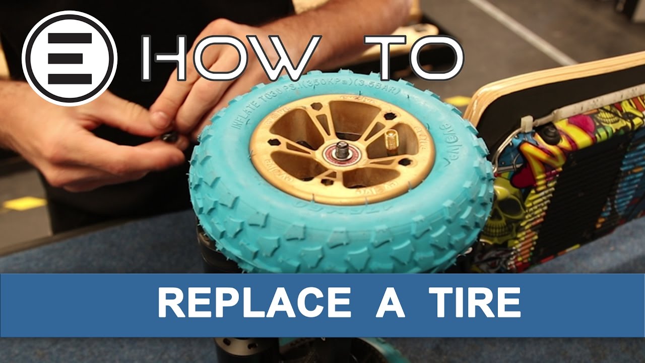 How To Replace A Tire or Tube On An Evolve GT Board || Evolve Skateboards