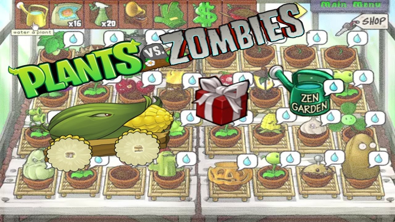 plants vs zombies completed zen garden All plants possible No Hack!!!