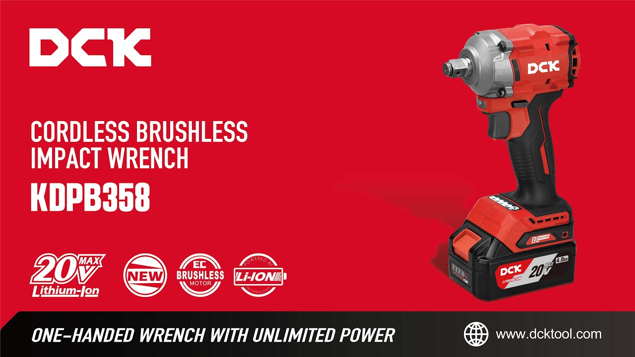 DCK Cordless Brushless Impact Wrench  KDPB358