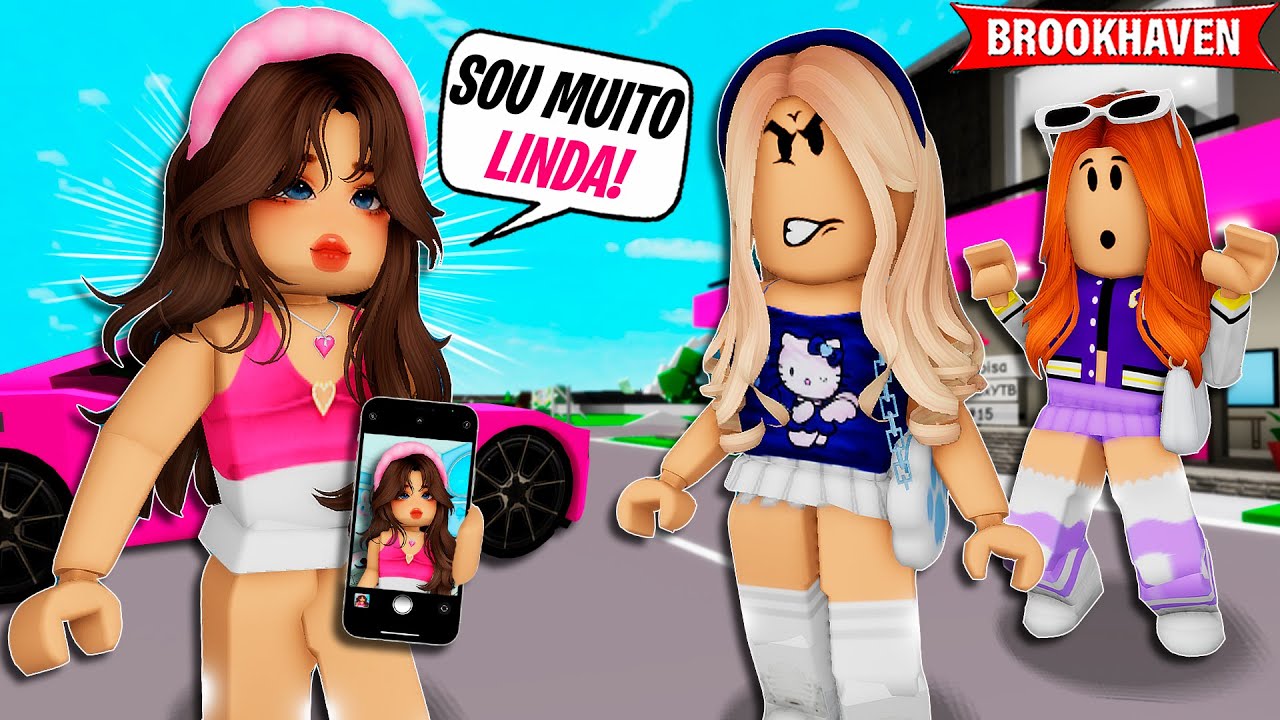 A MENINA que SE ACHAVA por SER BONITA | Historinhas Brookhaven Roblox Bibi e Lud