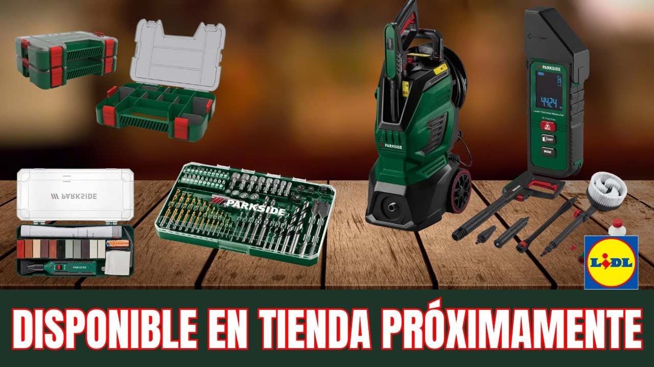 LIDL HERRAMIENTAS ELÉCTRICAS PARKSIDE Y OTROS ACCESORIOS PARA EL LUNES 19 DE ENERO