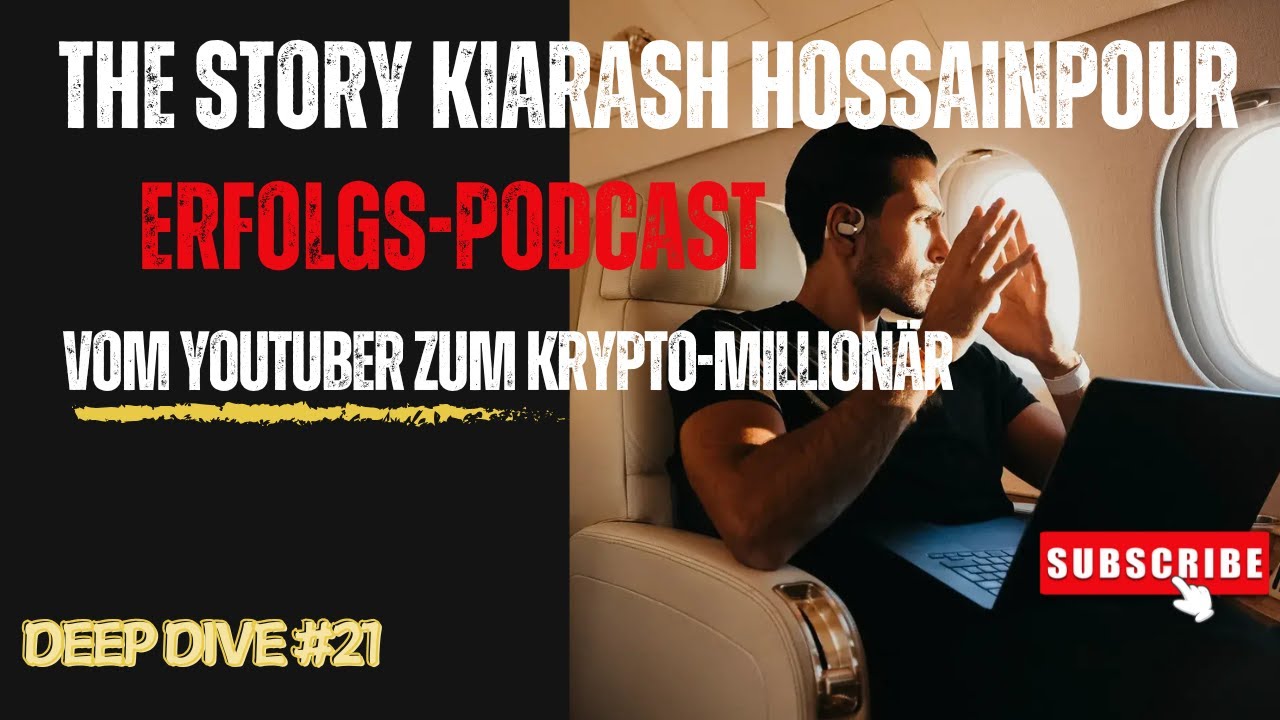 Kirarash Hossainpour die Story vom jungen Youtuber zum Krypto Million&auml;r & erfolgreichen Podcast