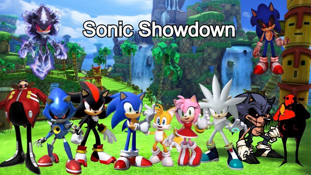 All character showcase in sonic showdown