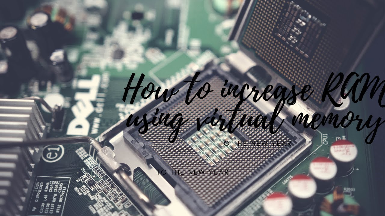 How to increase RAM (using virtual memory)