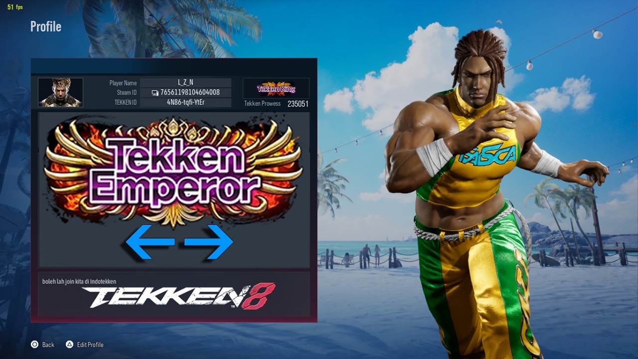 Berharap bisa Promote malam ini di sesi Panjat Rank Tekken 8 di PC - 13 Januari 2026
