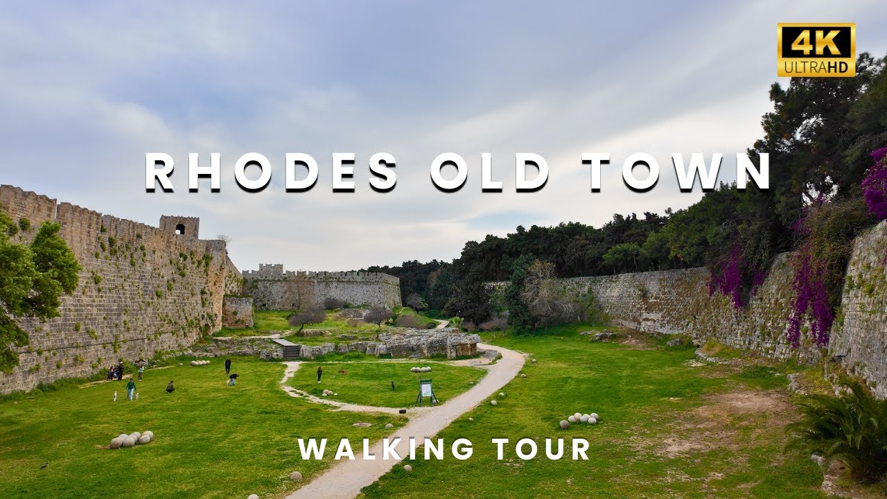 Rhodes Old Town Walking Tour 🏰 2025 [4K]