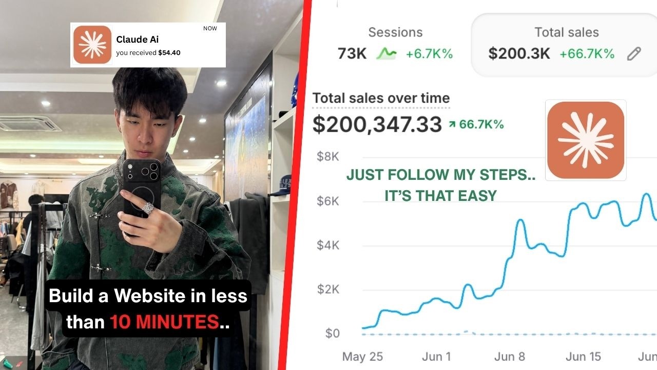 how i made $200k in 30 days with shopify stores i built in 10 minutes.. (w/ claude ai)