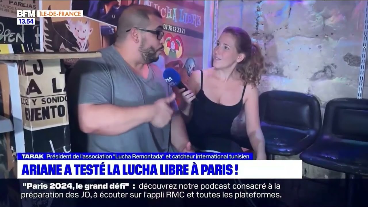 Lucha remontada : Ariane a testé le CATCH à la Lucha Libre avec Tarak Sassi 1er catcheur tunisien