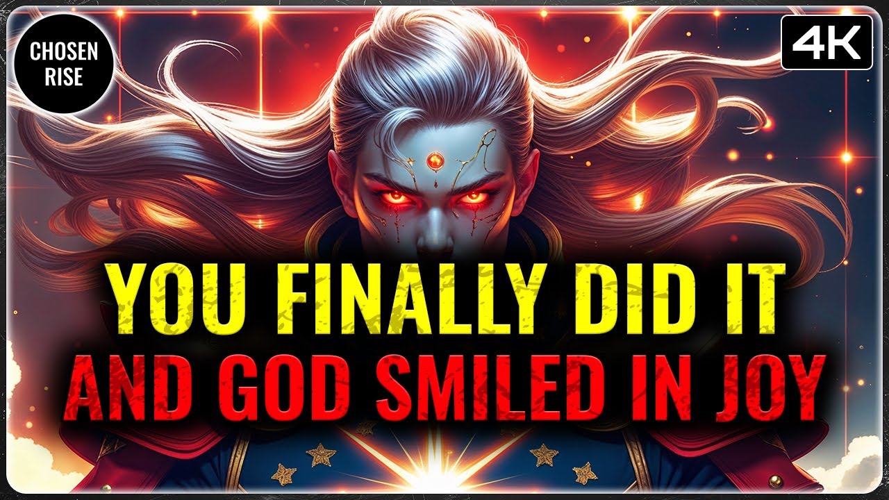 CHOSEN ONES: GOD SMILED IN JOY — BECAUSE YOU FINALLY DID THIS