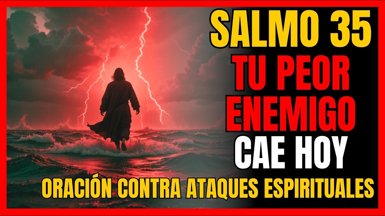 🛑SALMO 35: Todo Aquel que te Ataque Caerá HOY | La Oración Prohibida que Destruye tu Peor Enemigo
