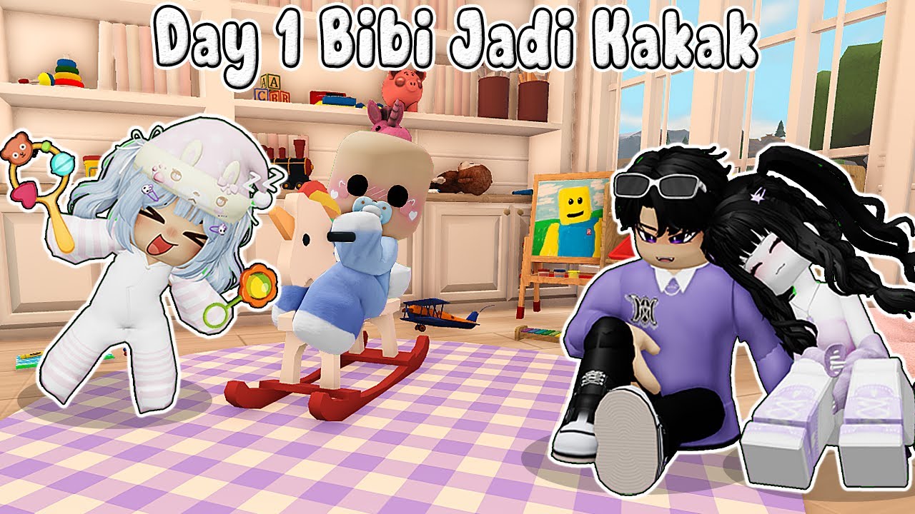 HARI PERTAMA BIBI JADI KAKAK - BIMALA FAMILY  || BLOXBURG🏡 ROBLOX INDONESIA