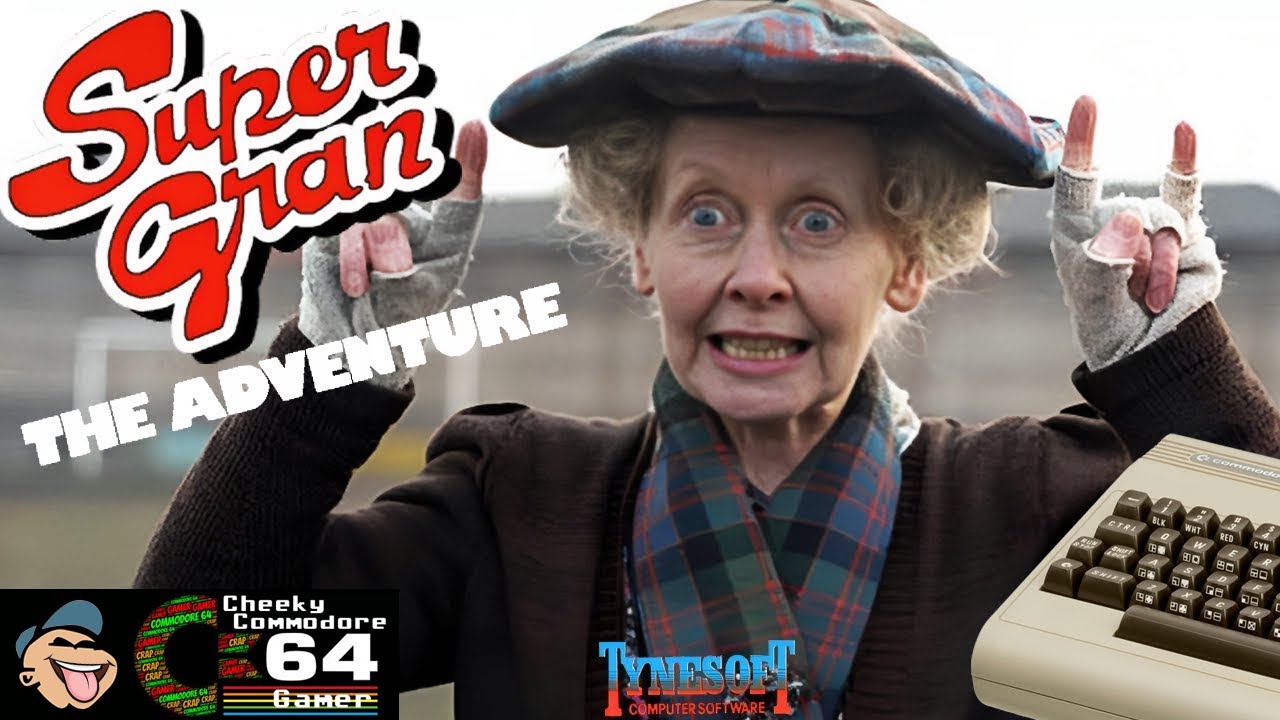 SUPER GRAN: THE ADVENTURE – Commodore 64 (1985) | Tynesoft's Quirky TV Tie-In Text Adventure