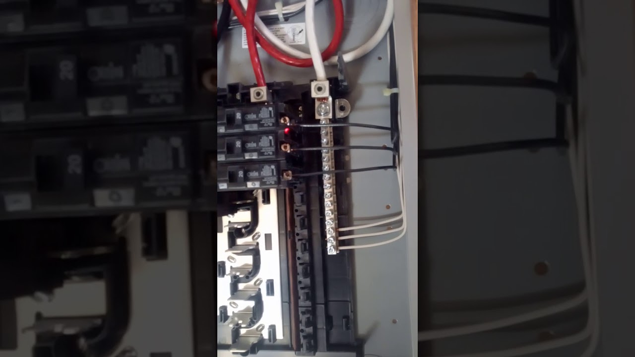 como instalar un subpanel eléctrico.