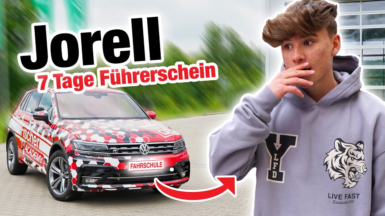 Führerschein in 7 Tagen mit Jorell Williams (inkl. Prüfung) 😲 | Fischer Academy