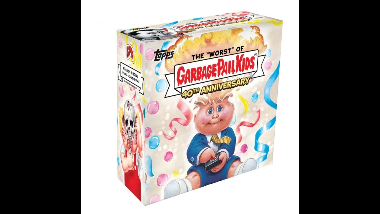Garbage Pail Kids 40th Anniversary 'The Worst of GPK'  Break 1 of 6 (5 boxes)