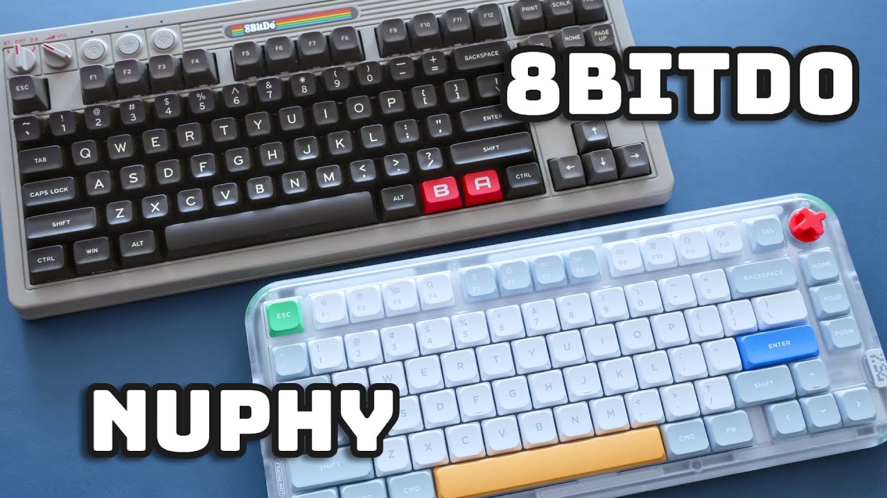 Who Makes the Best Retro Keyboard? [8BitDo vs Nuphy]