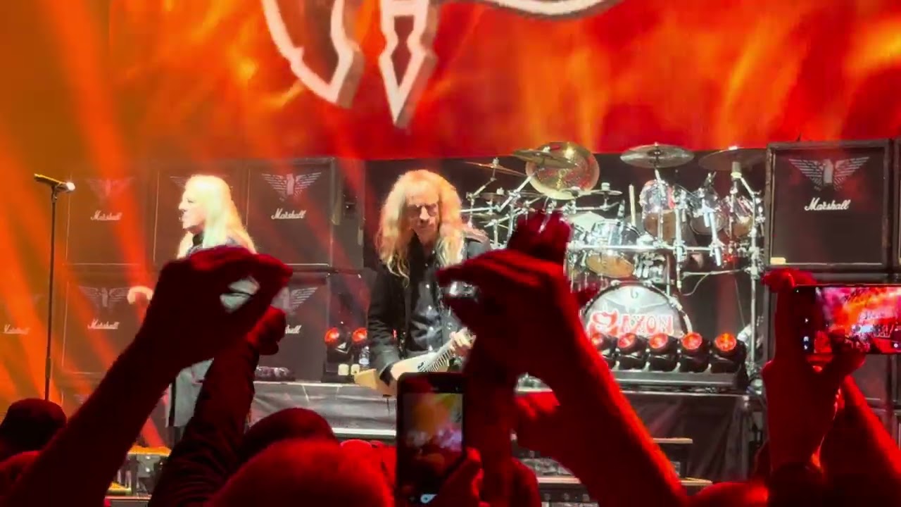 Saxon at Hammersmith London - Hell Fire and Damnation 