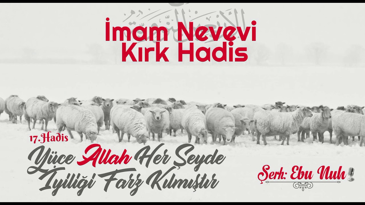 21 – Yüce Allah Her Şeyde İyiliği Farz Kılmıştır / Kırk Hadis Şerhi / Ebu Nuh