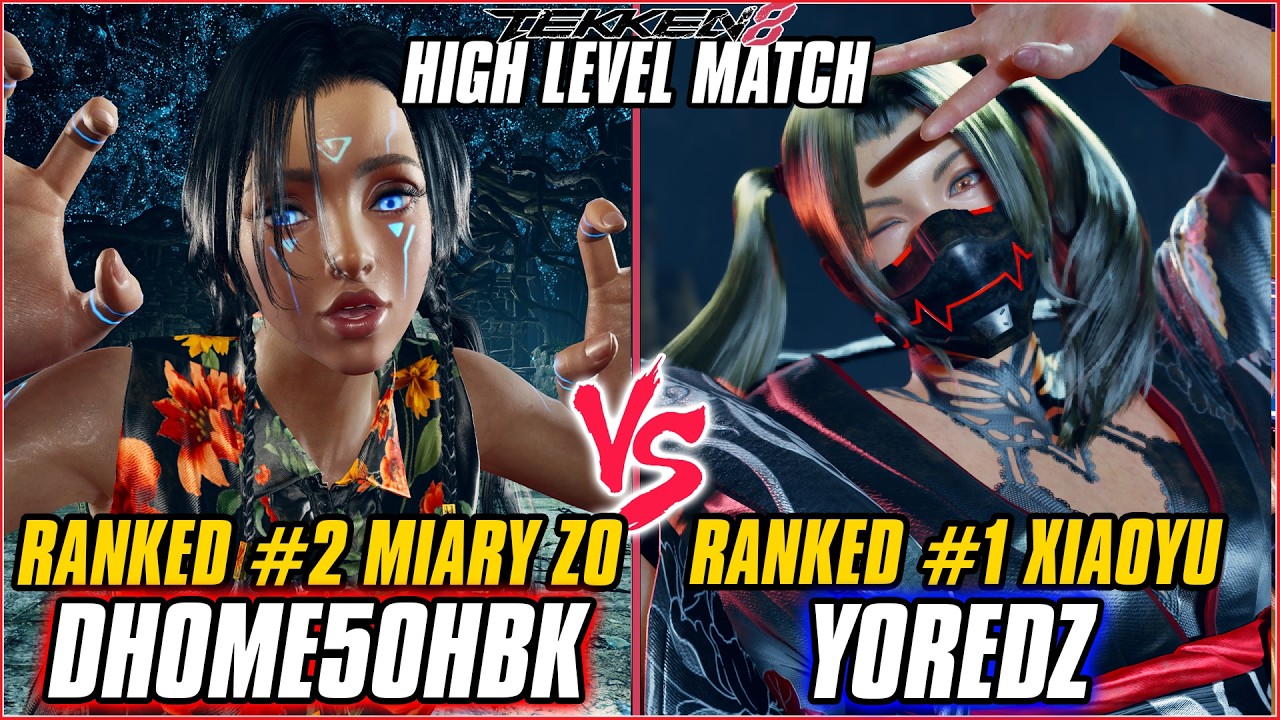 TEKKEN 8 ▰ DHOME50HBK (#2 Ranked Miary Zo) vs YOREDZ (#1 Ranked Xiaoyu) ▰ T8 RANKED GAMEPLAY