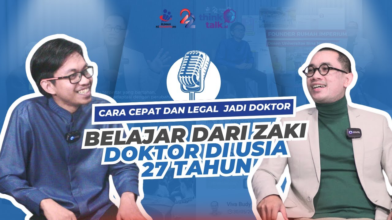 Bingung Tujuan Hidup? Pengen Lulus Kuliah?, Jawabannya Disini #1 Podcast Think Talk bersama Mas Zaki