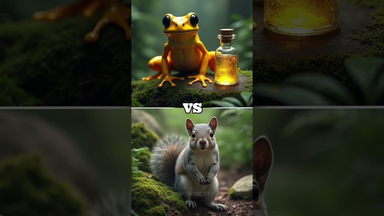 Golden Poison Dart Frog's Stunning Jungle Encounters! 🐸🌿