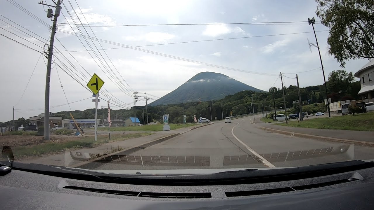 【車載動画】道道478号京極倶知安線 京極町 → 倶知安町【ふきだし公園/羊蹄山麓】