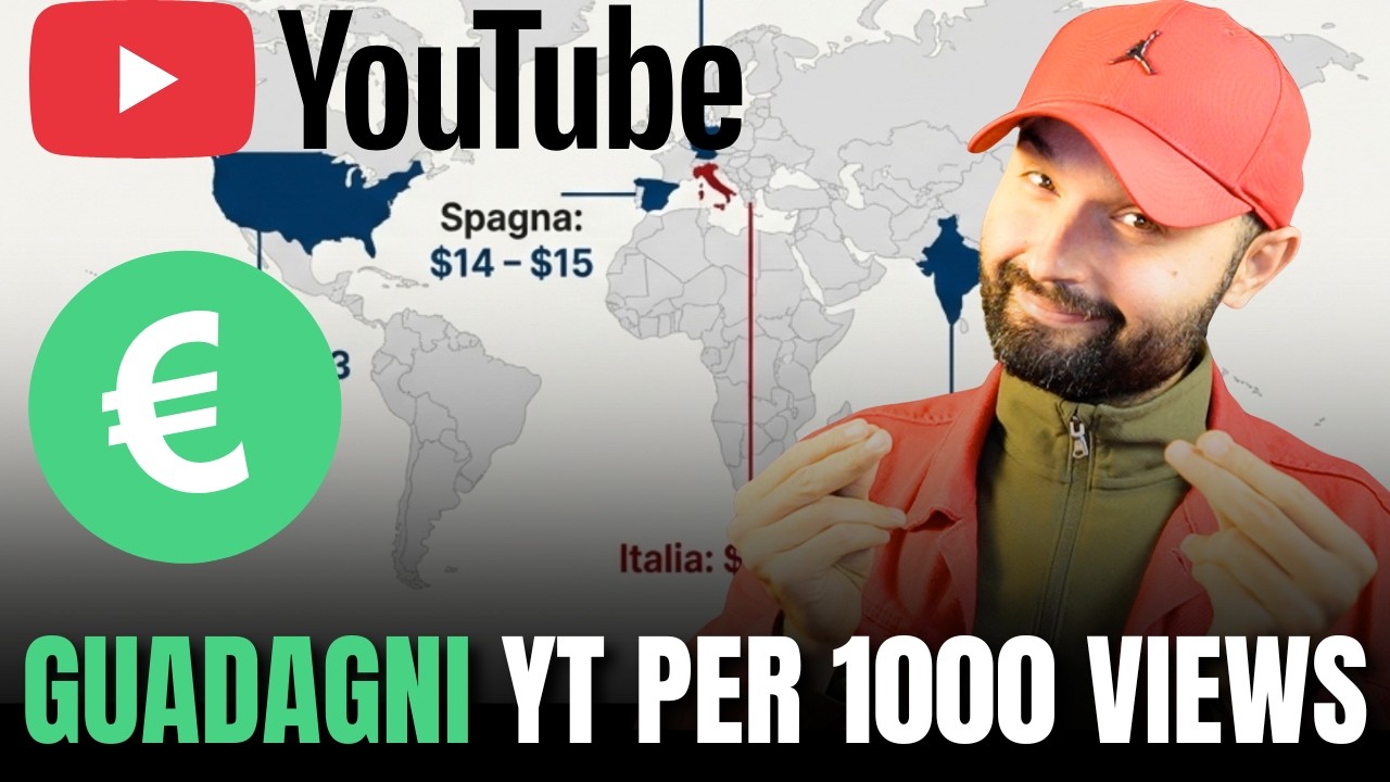 Quanto ti PAGA YOUTUBE per 1000 VISUALIZZAZIONI in ITALIA