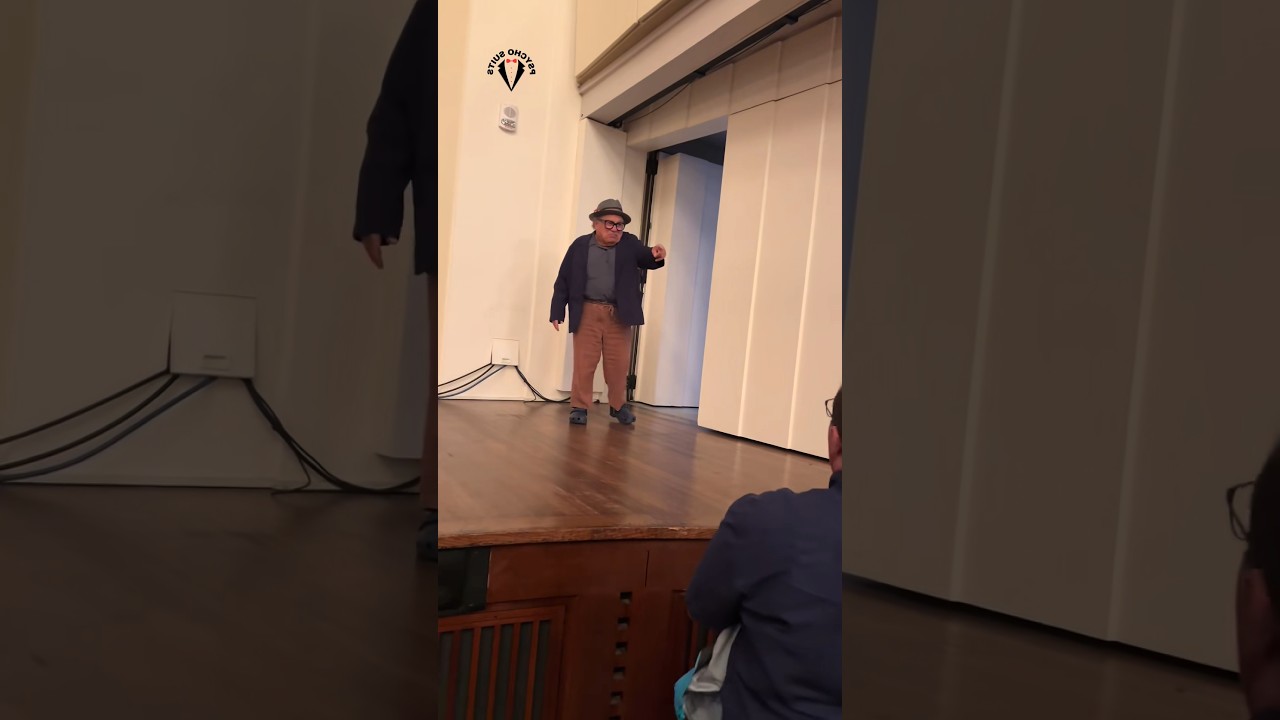 Danny DeVito Leaving The Stage With His Wife #dannydevito