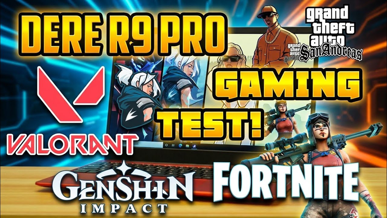 DERE R9 Pro Gaming Test!