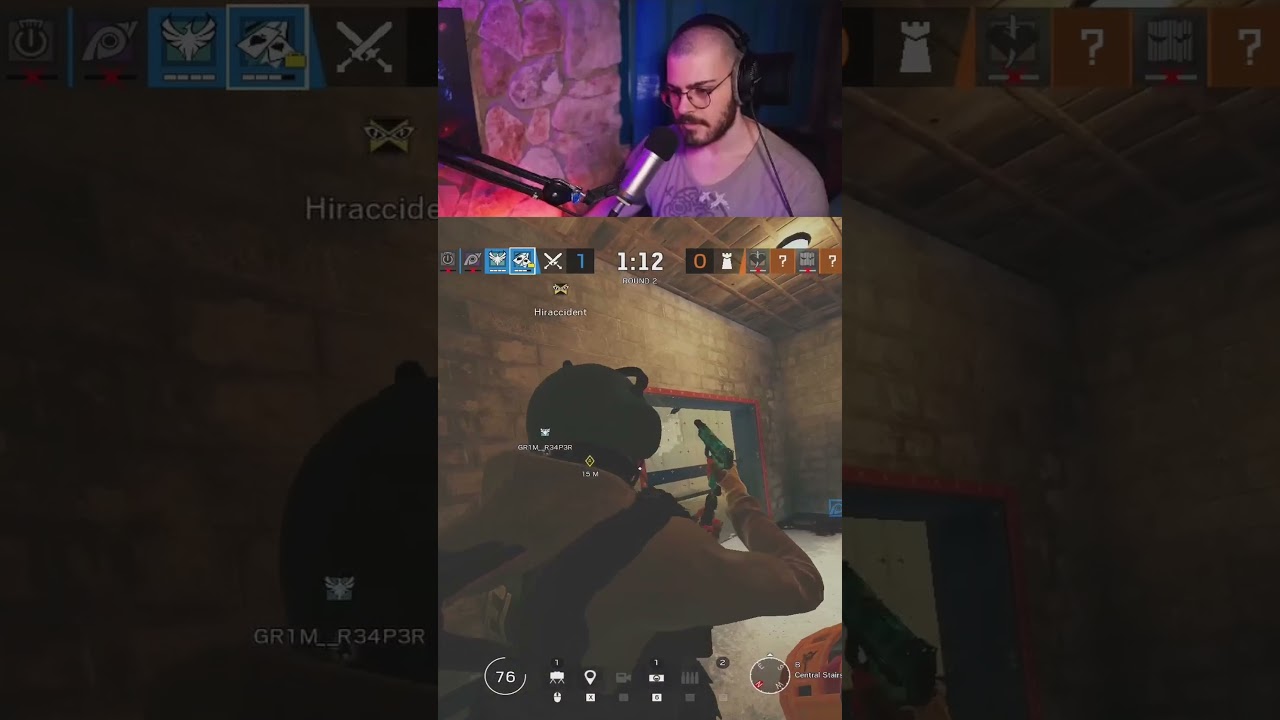 IQ ci ha PROVATO con ME!!! - Rainbow Six Siege ITA Gameplay Ranked PC #shorts