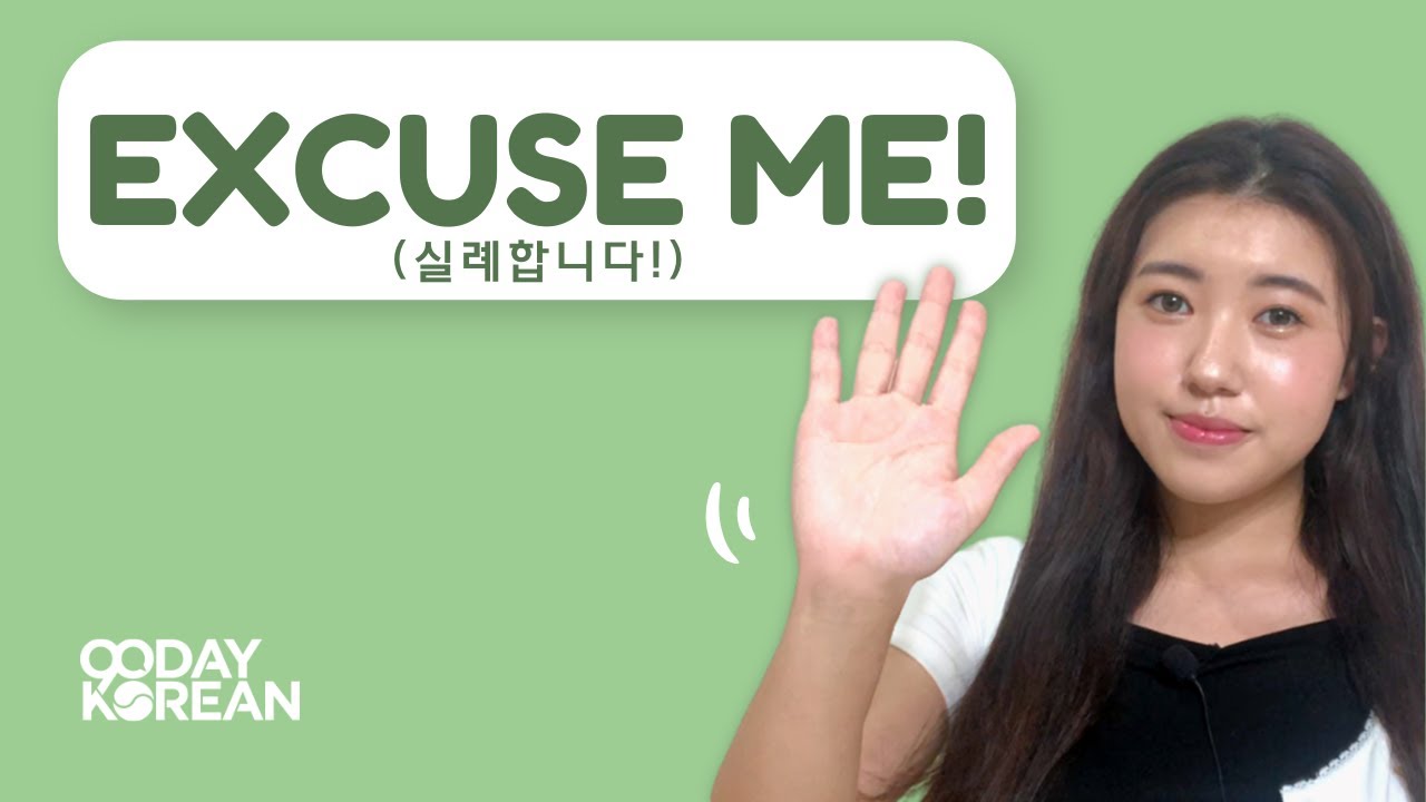 EXCUSE ME in Korean - When to use 실례합니다 (sillyehamnida)