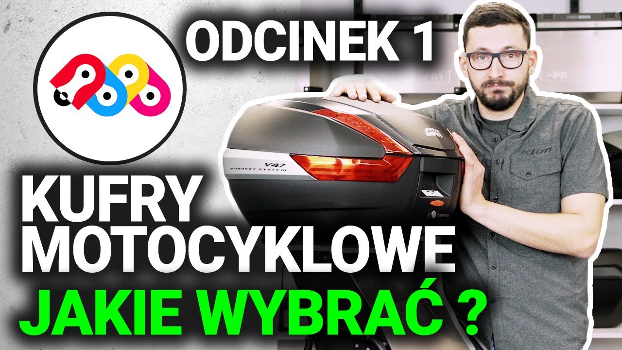 Jakie wybrać kufry na motocykl? Kufry motocyklowe. Odcinek 1.
