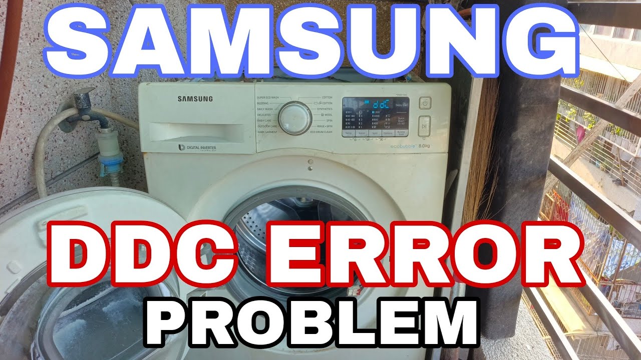 Samsung Front load washing machine | DDC ERROR PROBLEM RESOLVE 👌