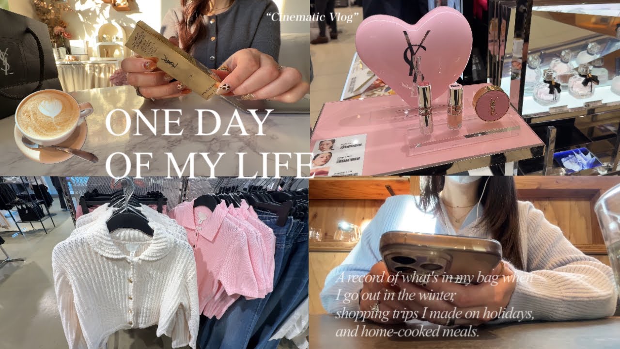 💞🫧開運の日に課金したol👩🏻のお買い物🛍︙INFJのカフェ活👩🏻‍💻︙最新カバンの中身👜♡︙サムリング💍︙熱々自炊👩🏻‍🍳︙春服パト👚*.︙占活⁺⊹˚.⋆