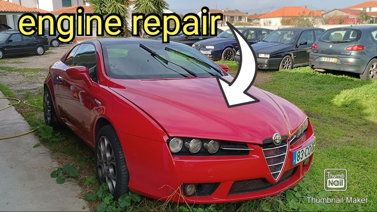 Engine Assembly 2.4 20V 200hp Alfa Romeo Brera. Engine Head and More