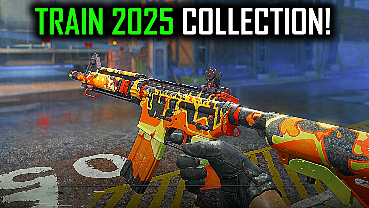 Counter Strike 2 | Train 2025 Collection Skins Showcase + First Person Inspect Animations | 01/04/25