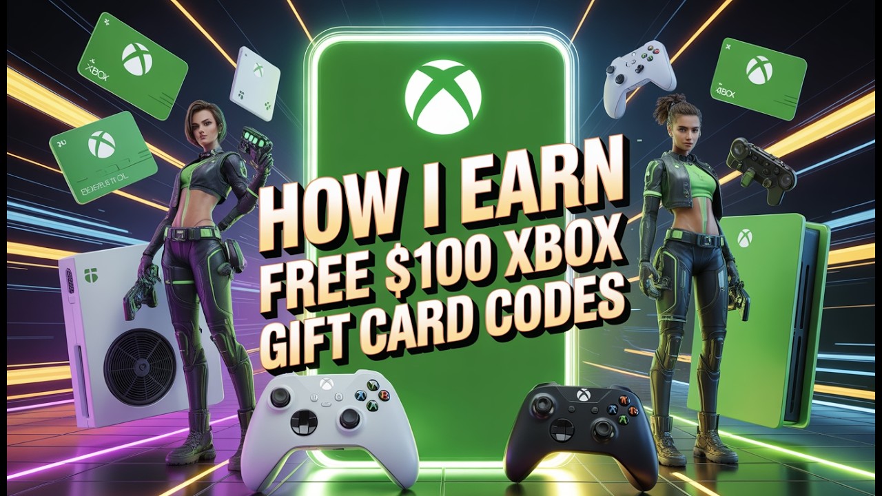 how i earn free $100 xbox gift card codes  free xbox giveway