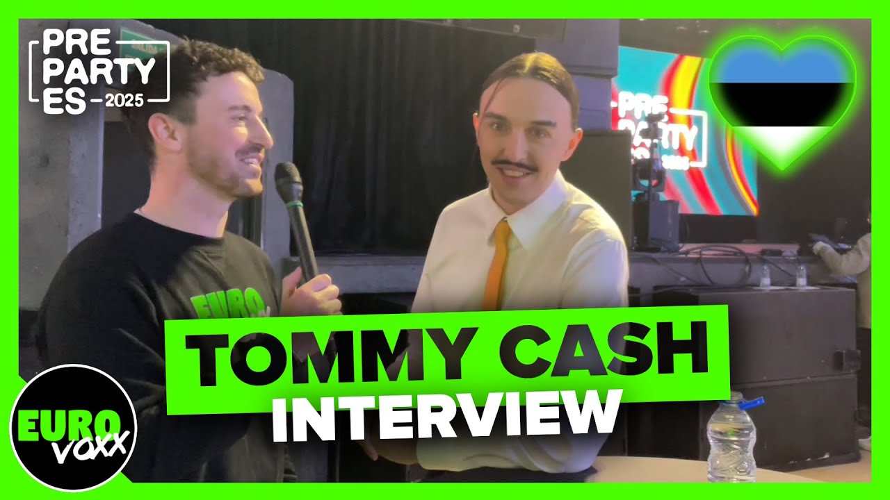 🇪🇪 TOMMY CASH - ESPRESSO MACCHIATO (INTERVIEW) @ Madrid PrePartyES 2025 // Estonia Eurovision 2025