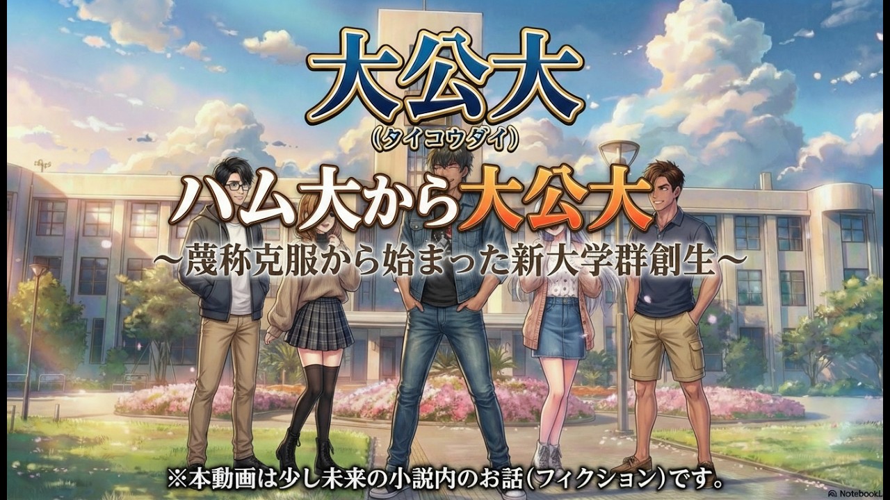 「ハム大から大公大へ！」～蔑称克服から始まった新大学群創生～