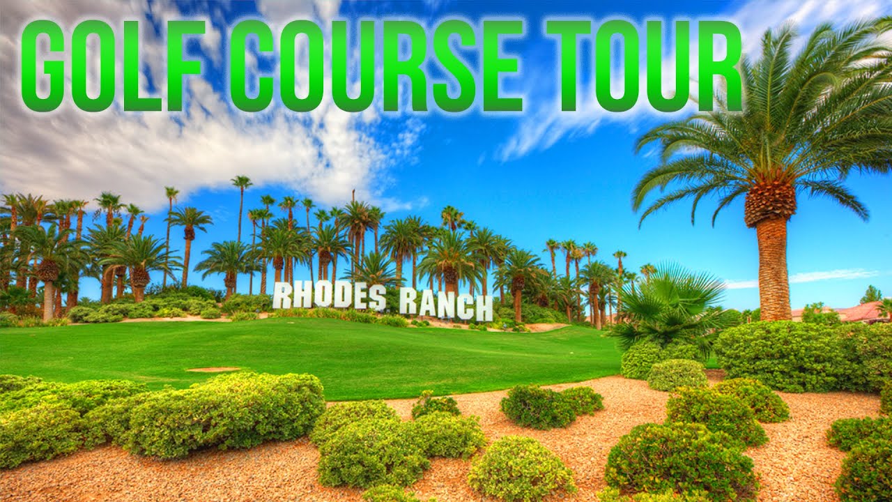 Rhodes Ranch Golf Club - Front 9 Flyover Tour | Las Vegas