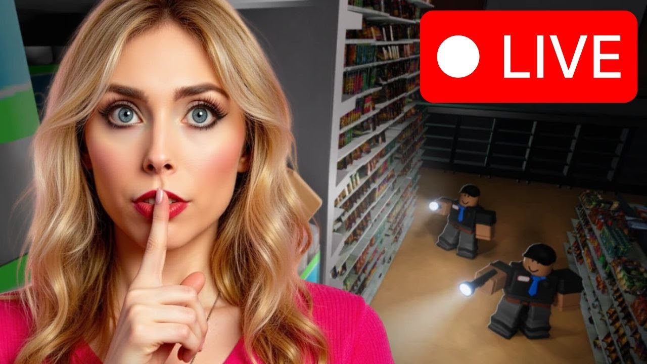 🔴ROBLOX! Survive Overnight in a Mega Store (Portrait)