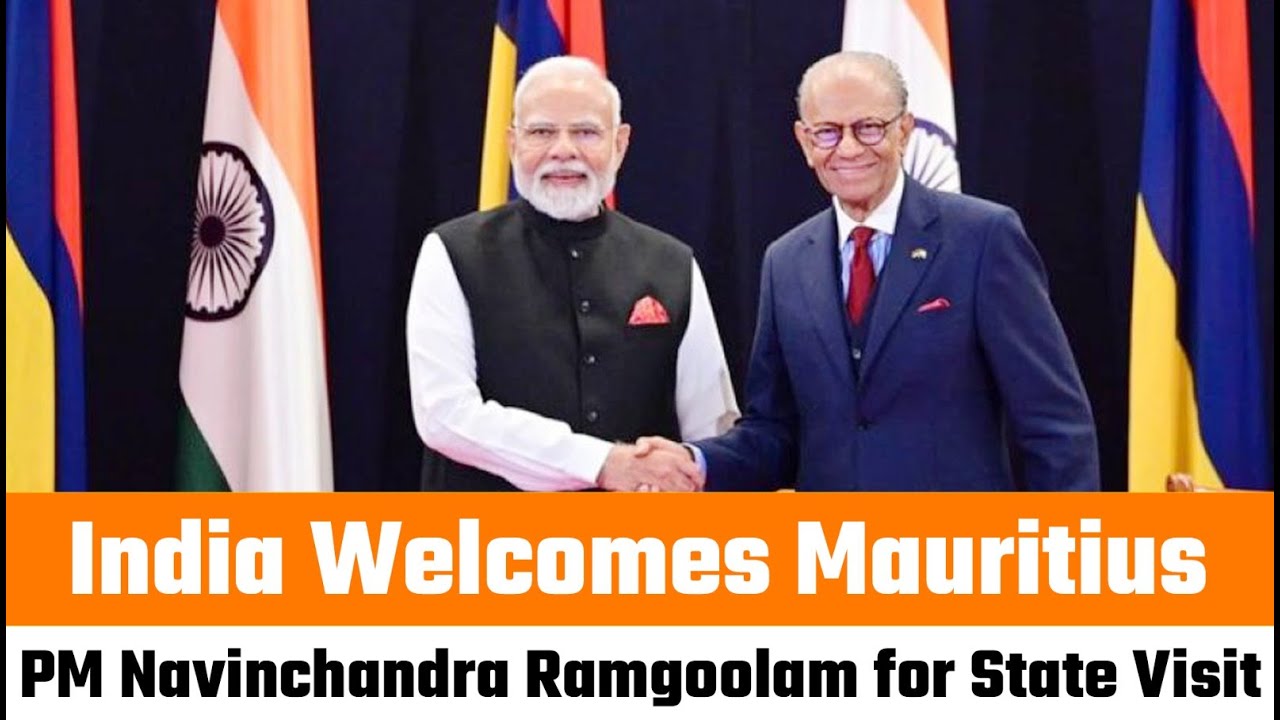 India Welcomes Mauritius PM Navinchandra Ramgoolam for State Visit
