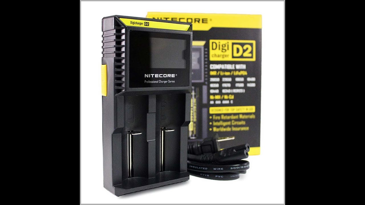 зарядка nitecore d2  универсальное 2х-портовое зарядное устройство
