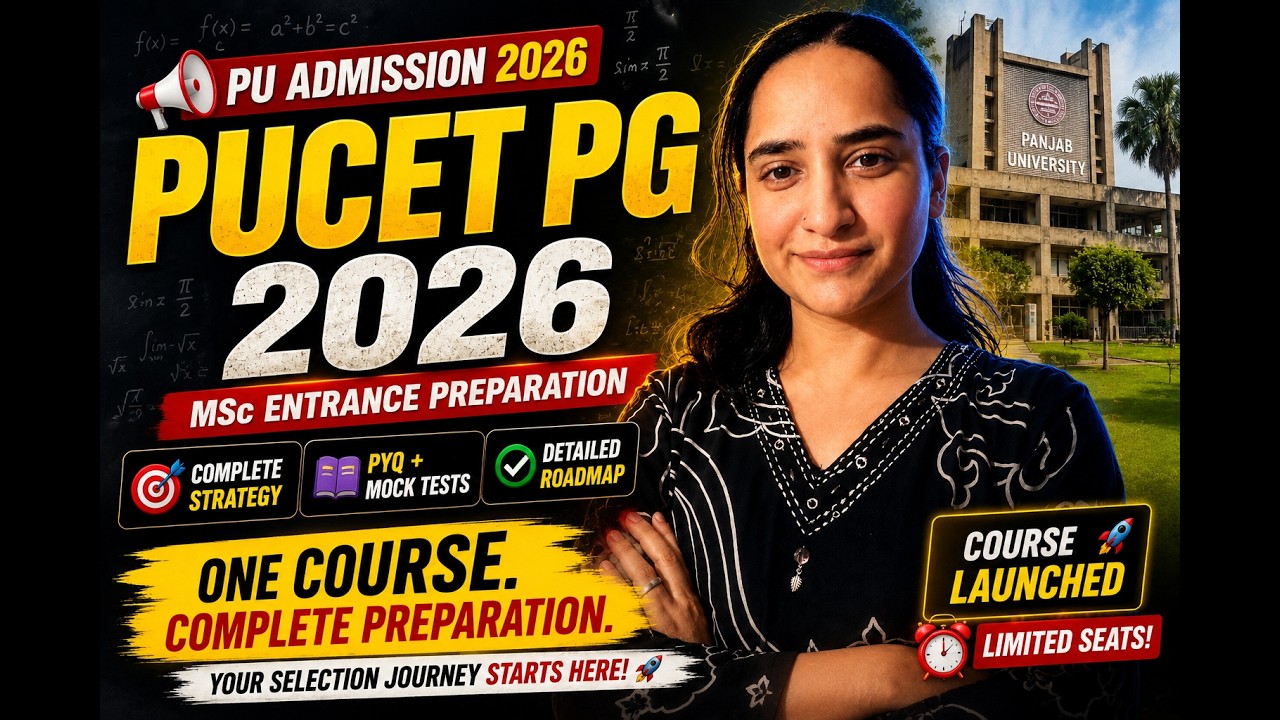 PUCET PG Mathematics 2026 Complete Strategy 💯 Score High in Entrance