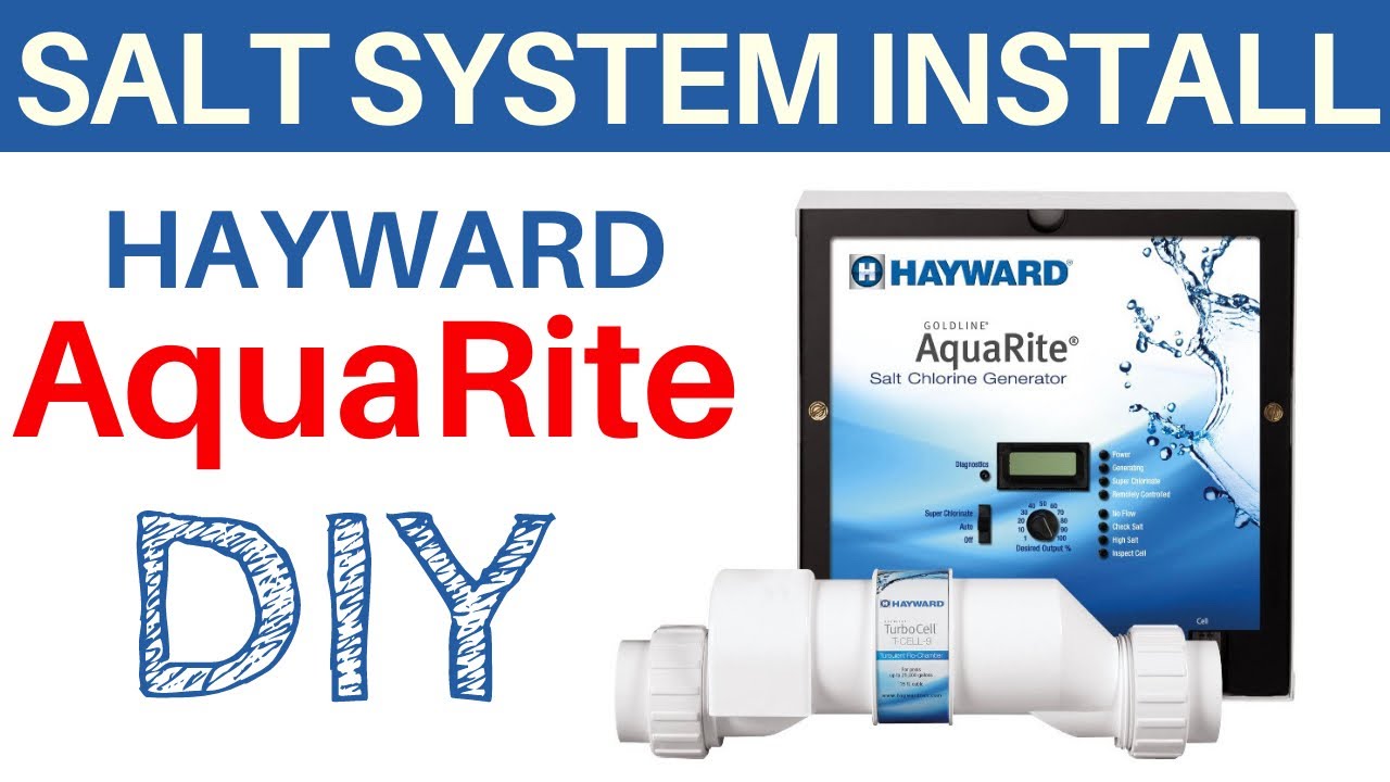 Hayward Aqua Rite Salt System Install, Salt Cell for Pool Salt Systems Installation